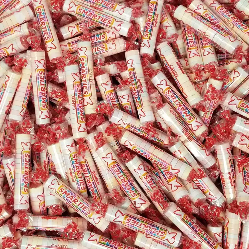 1lb Bulk Smarties Candy Rolls - Gluten-Free Assorted Fruit Flavor Tart Tablet Candy (16oz)